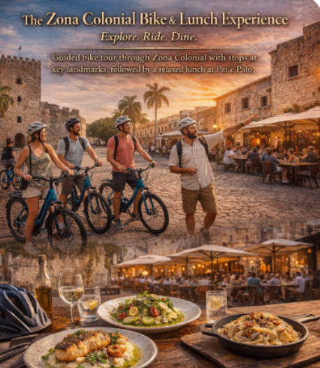 The Zona Colonial Bike and Lunch Experience